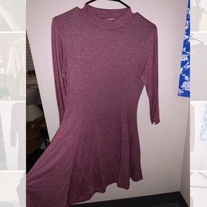 Red 3/4 Sleeve Dress